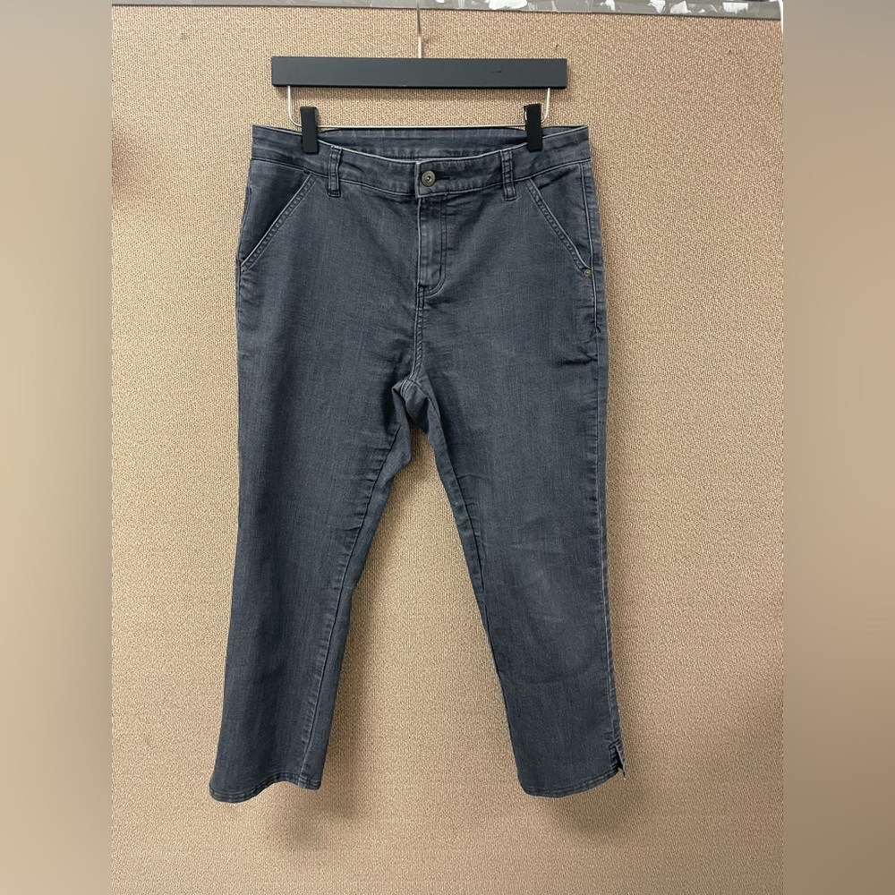 Women 🖤Prana Black Cropped Ankle Jeans, Size 10